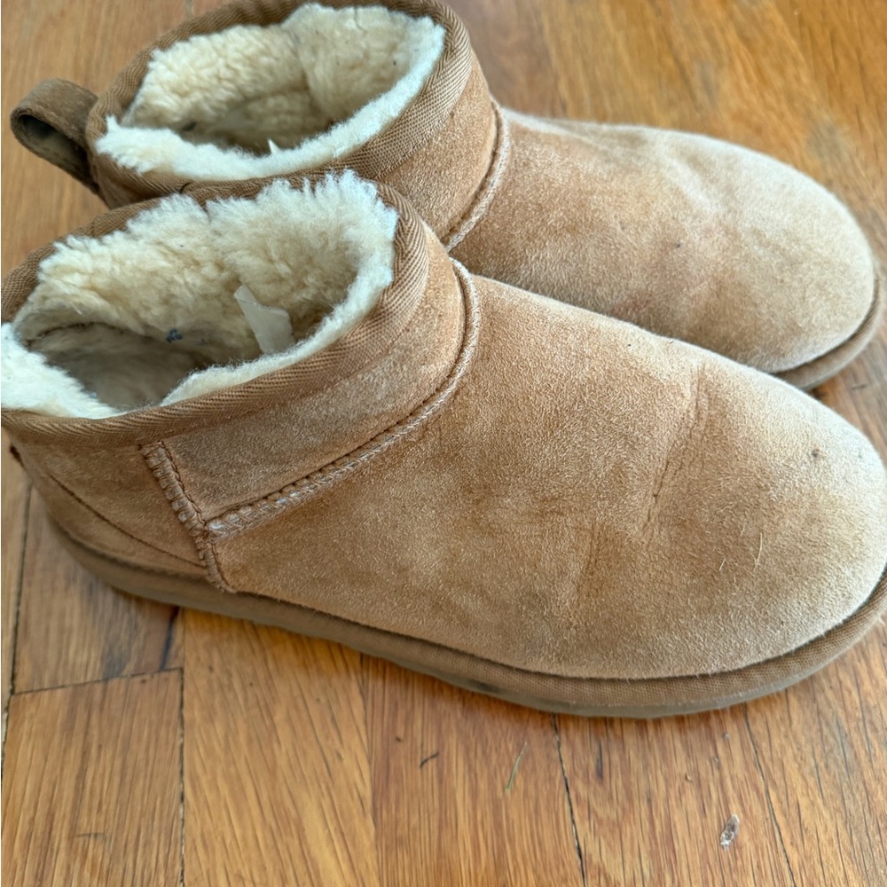 UGG Tan Ankle Booties